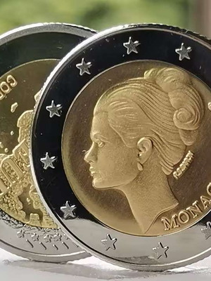 Μονακό 2 Ευρώ 2007 Αντίγραφο Grace Kelly καινούργιο