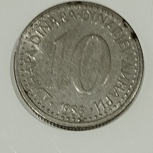 Yugoslavia collectible coin 1986 like new