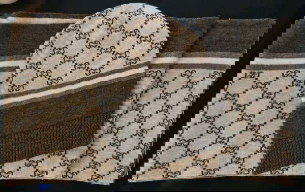 Gucci Vintage Unisex Αυθεντικό Σετ Scarf & Beanie