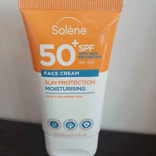 Solene Face Sunscreen Cream SPF 50 new, 50 ml