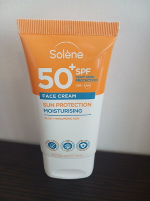 Solene Face Sunscreen Cream SPF 50 new, 50 ml