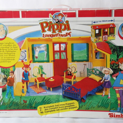 Pippi Longstocking House Large Playset Simba new, vintage 90's