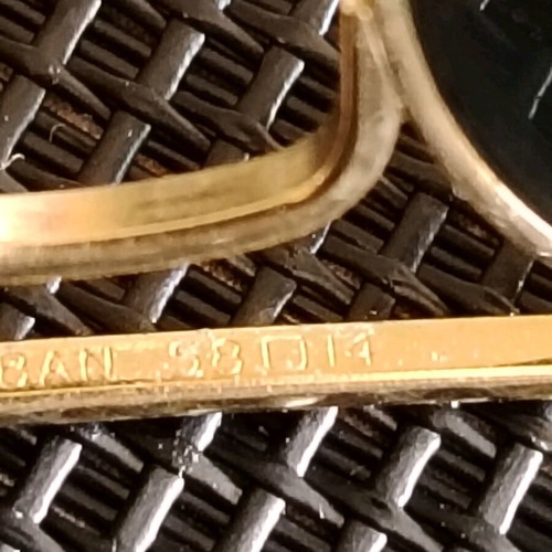 Ray-Ban sunglasses like new, green G-15 glass lenses, gold frame