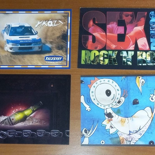 Promotional postcards new, pack of 40 pieces