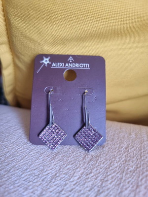 Alexi Andriotti earrings pink like new