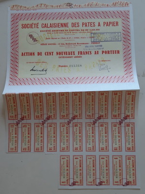 French collectible title used with watermark and coupons