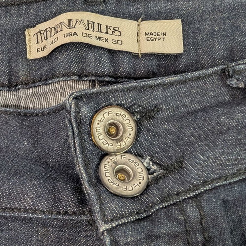 TRF Denim jeans used, size 40, black