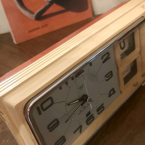 Επιτραπέζιο Vintage κουρδιστό ρολόι-ξυπνητήρι Diamond σαν καινούργιο