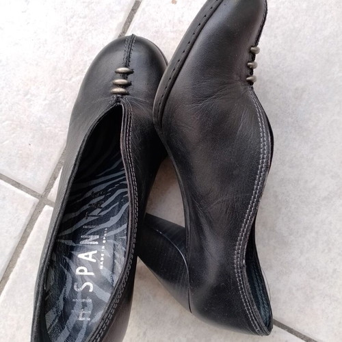 Hispanitas leather pumps used, black, size 36