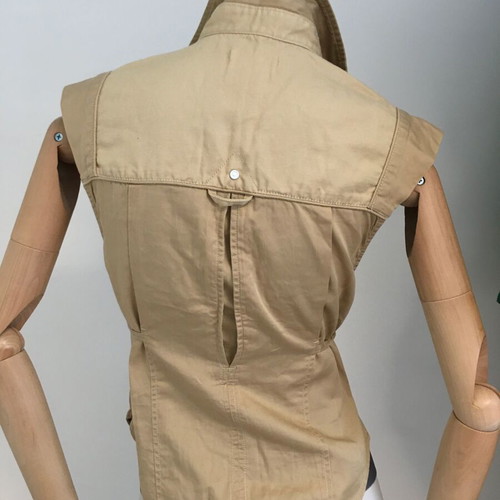 Diesel Women Cotton/Linen Vest XS like new, brown