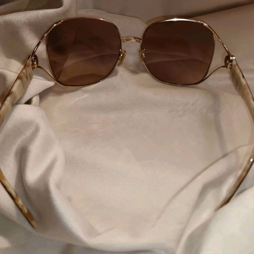 Salvatore Ferragamo sunglasses used, brown degrade lens with case