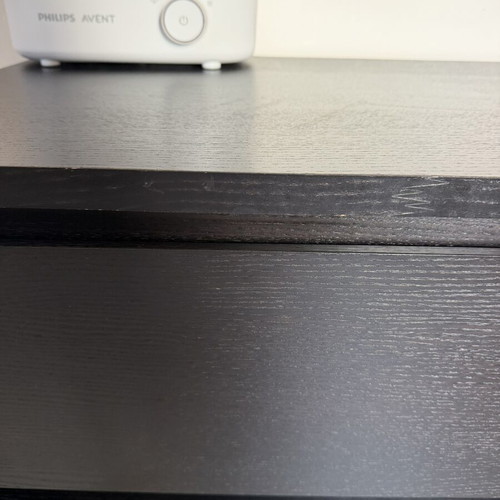 IKEA Malm 3-Drawer Chest used, black-brown finish