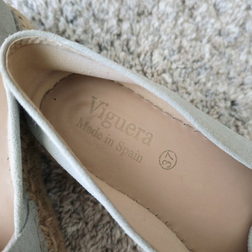 Viguera espadrilles like new, gray, size 37