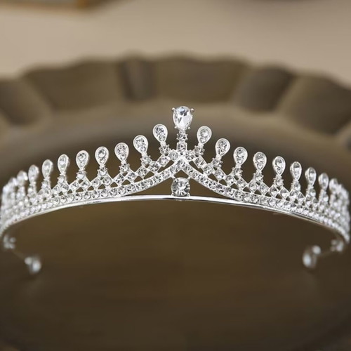 Tiara with Crystal Rhinestones for Bride, New