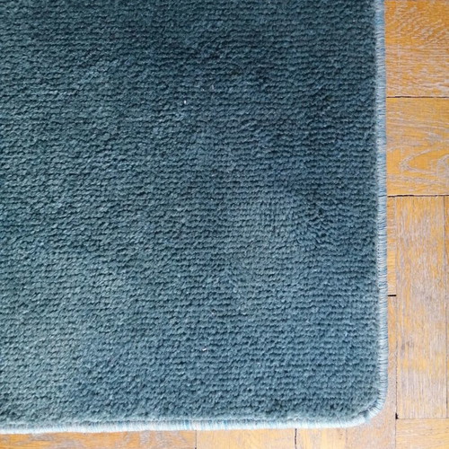 Blue runner rug used 197cm x 77cm
