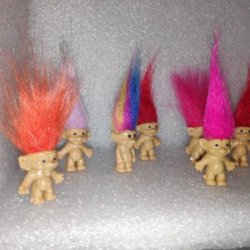 Vintage Euchoulides figures set of 10, like new, Western Animation