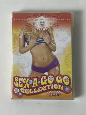 Sex-A-Go-Go Collection DVD box set μεταχειρισμένο, 3 δίσκοι, ρετρό 60s 70s