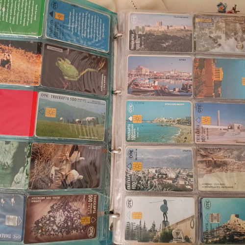 Collectible phone cards like new, 330 rare Greek and some foreign