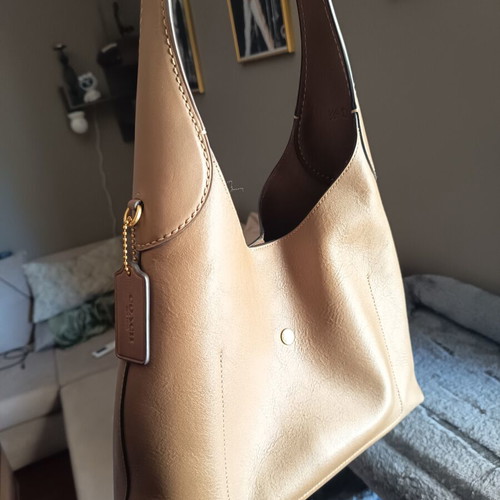 Coach Brooklyn 28 shoulder bag like new, dark stone