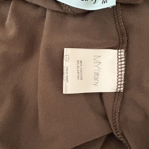 MYTIFFANY dress size M, like new, viscose, brown oil color