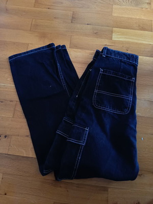 Bershka women's jeans like new, black and white, sizes XS and S
