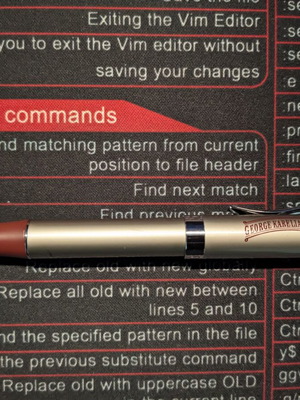 George Karelias and Sons pen used