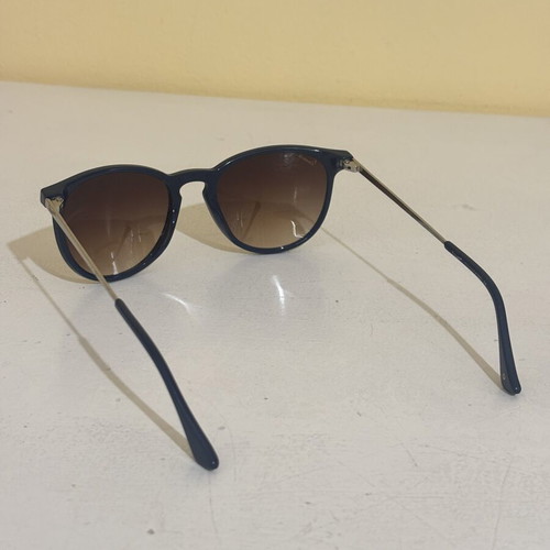 Vespa sunglasses like new, dark blue and silver frame with gradient lenses