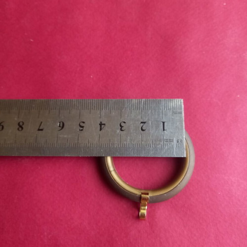 Brass curtain rings, vintage