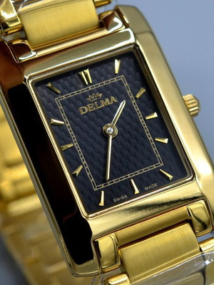 Ρολόι Delma Swiss Serrano γυναικείο καινούργιο χρυσαφί