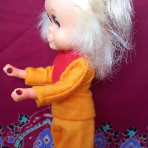 Vintage Lilly "Sport Billy" doll used, Greek made LYRA 80s