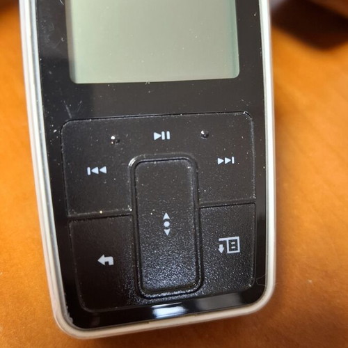 Creative Zen Micro used, white, battery needs replacement