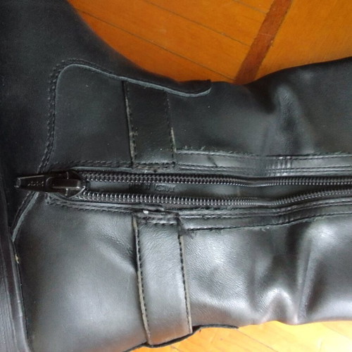 Geox leather boots size 36 like new, black