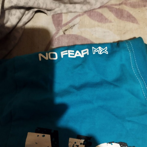 No Fear T-shirt new, size small fits medium-large, blue