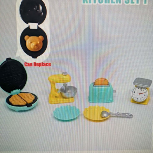 Kitchen set for Barbie or Playmobil dolls new in packaging