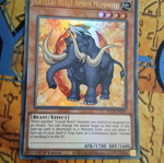 Crystal Beast Amber Mammoth Ultra Rare Yu-Gi-Oh! κάρτα