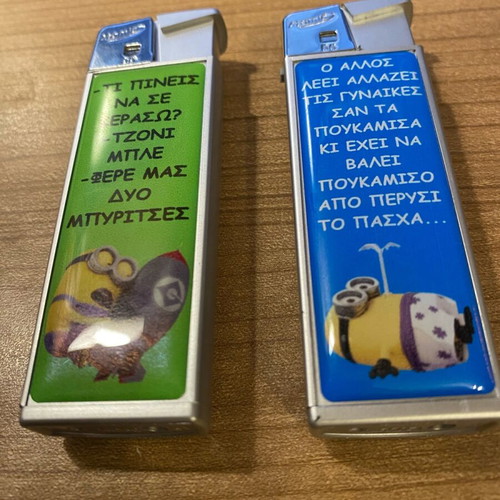 Minions Atomic collectible lighters like new, set of 2