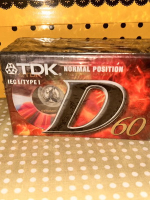 TDK D 60’ cassette tapes sealed pack of 3