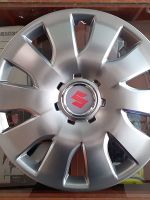 Τάσια τροχών 16'' Suzuki νέα, ασημί, σετ 4 τεμαχίων