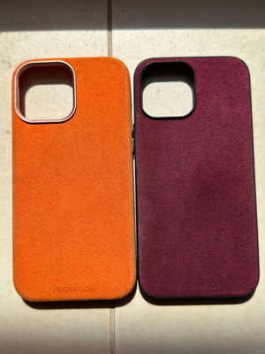 Θήκες Alanside για iPhone 13 Pro Max σαν καινούργιες, Alcantara®