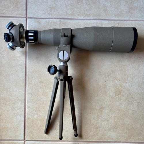 Polarex 70mm vintage telescope like new with tripod collectible