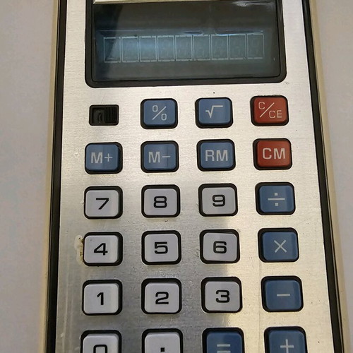 Detroit 832md vintage calculator like new with video display and vfd screen