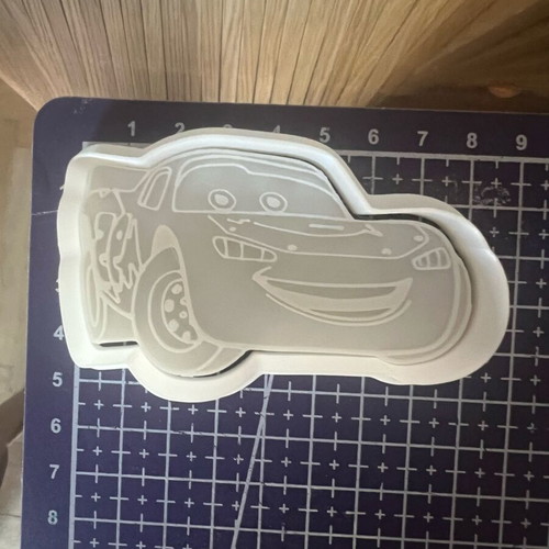 McQueen cars cookie cutter made to order