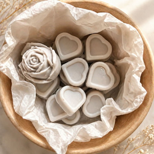 Wax melts 20 pcs and rose new with black vanilla scent