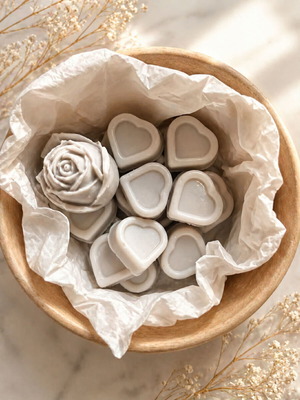 Wax melts 20 pcs and rose new with black vanilla scent