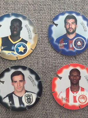 Cheetos Super League 2013-2014 collectible football tags set