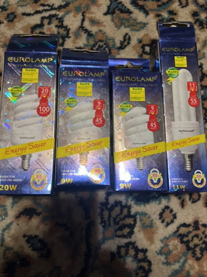 Eurolamp light bulbs like new, white, pack