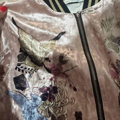 Velvet jacket like new, thin, size S, multicolor, New Colection