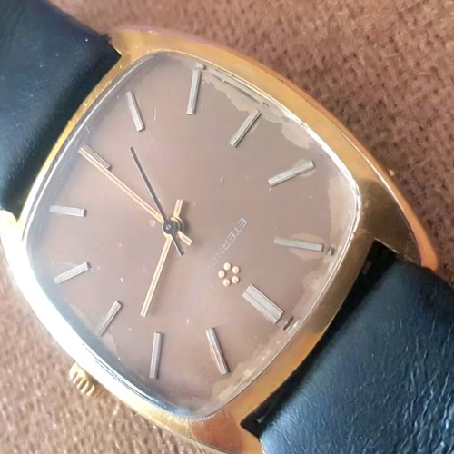 Eterna Matis 1970 watch used, automatic, brown