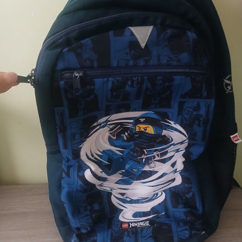 School bag used with visible defects