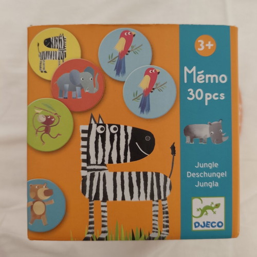 Djeco memory game with animals